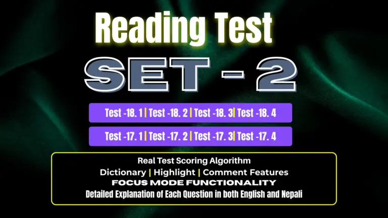 Reading SET – 2