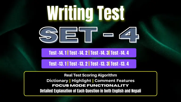 Writing SET – 4