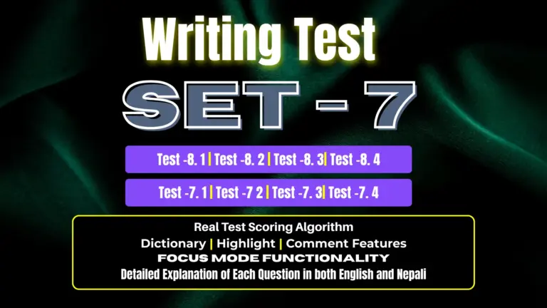 Writing SET – 7
